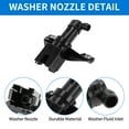 thumbnail image 4 of Front Passenger Side Headlight Washer Nozzle for Lexus RX330 for Lexus RX350 2No.8520748011 1pc, 4 of 7