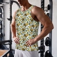 thumbnail image 6 of Haiem Bees and Flower Men Workout Tank Top Gym Bodybuilding Sleeveless Muscle T Shirts Athletic Tank Breathable Workout Shirt-Small, 6 of 8