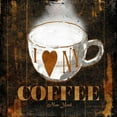 thumbnail image 3 of OnRei 12x12 Black Modern Framed Museum Art Print Titled - New York Coffee, 3 of 5