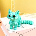 thumbnail image 4 of DVKOVI Colorful 3D Printed Cat Stress Relief Animal Decor For Adults Kid Perfect ​​Desk Pets For Kids Classroom​​, 4 of 5
