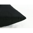 thumbnail image 2 of Aiking Home Woven Fine Faux Linen Throw Pillow Cover, size 18"x18", Black, 2 of 2