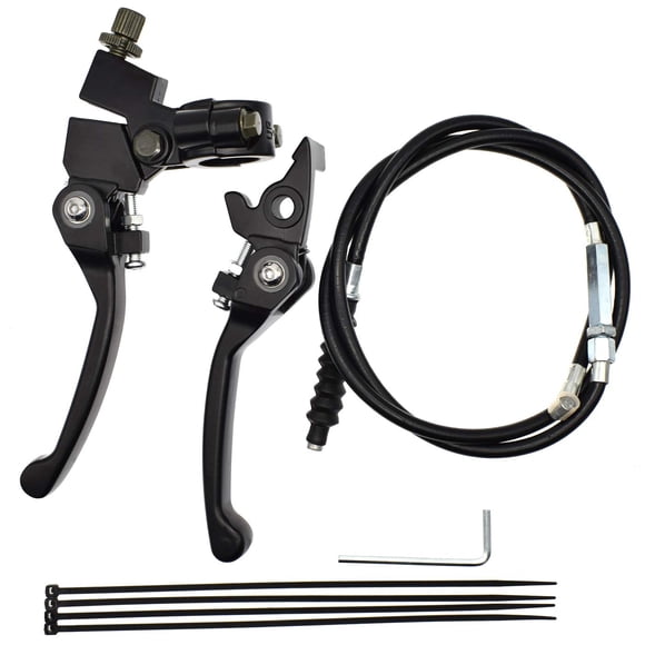 Riyiter Câble d'Embrayage 39 Pouces 99cm Levier de Frein pour Guidon 22mm 7/8 Pouce 70cc 90cc 110cc 125cc 140cc TTR 125cc SSR Xmotos Apollo 125 Pit Dirt Bike Moto
