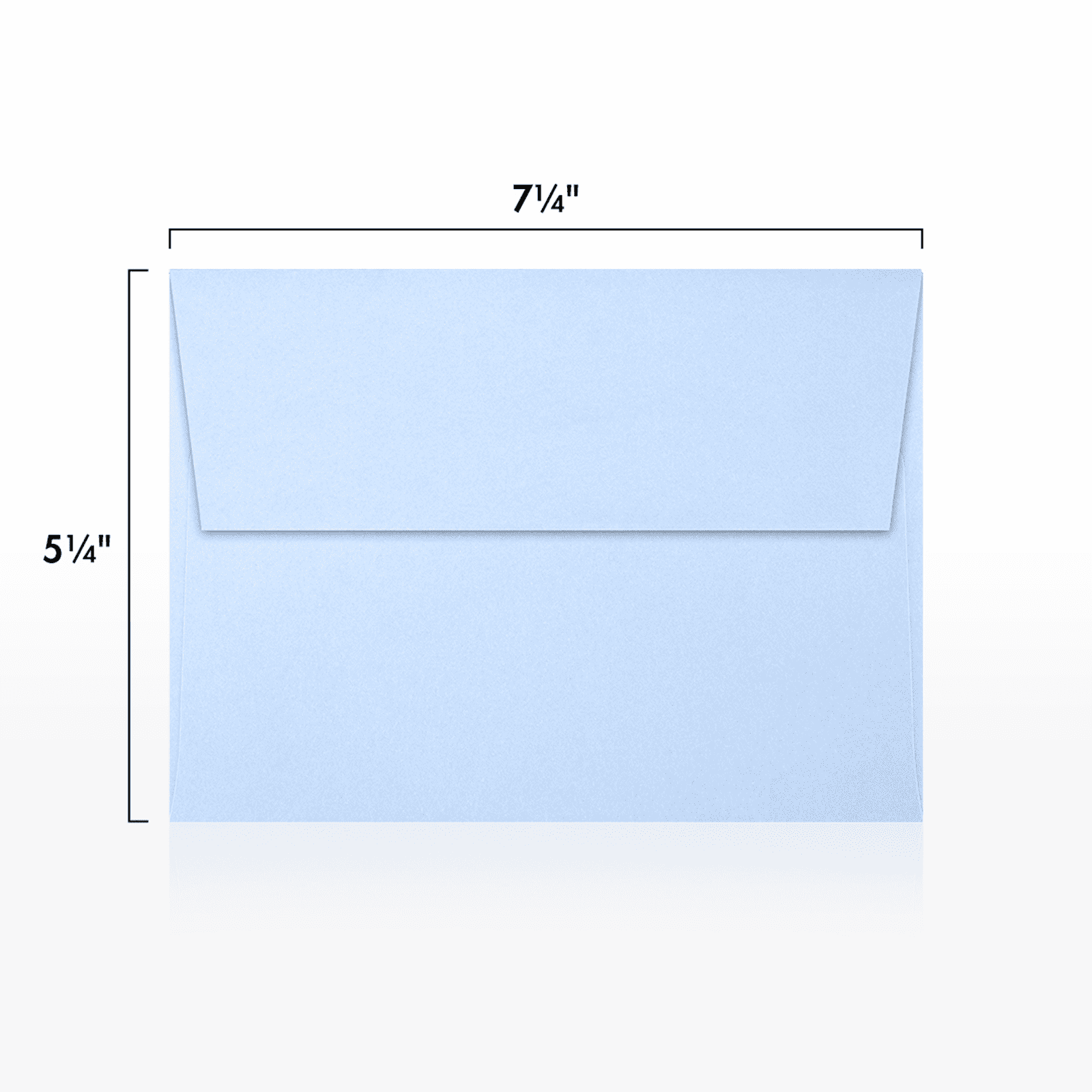 LUXPaper A7 Invitation Envelopes, 5 1/4 x 7 1/4, Baby Blue, 500/Pack