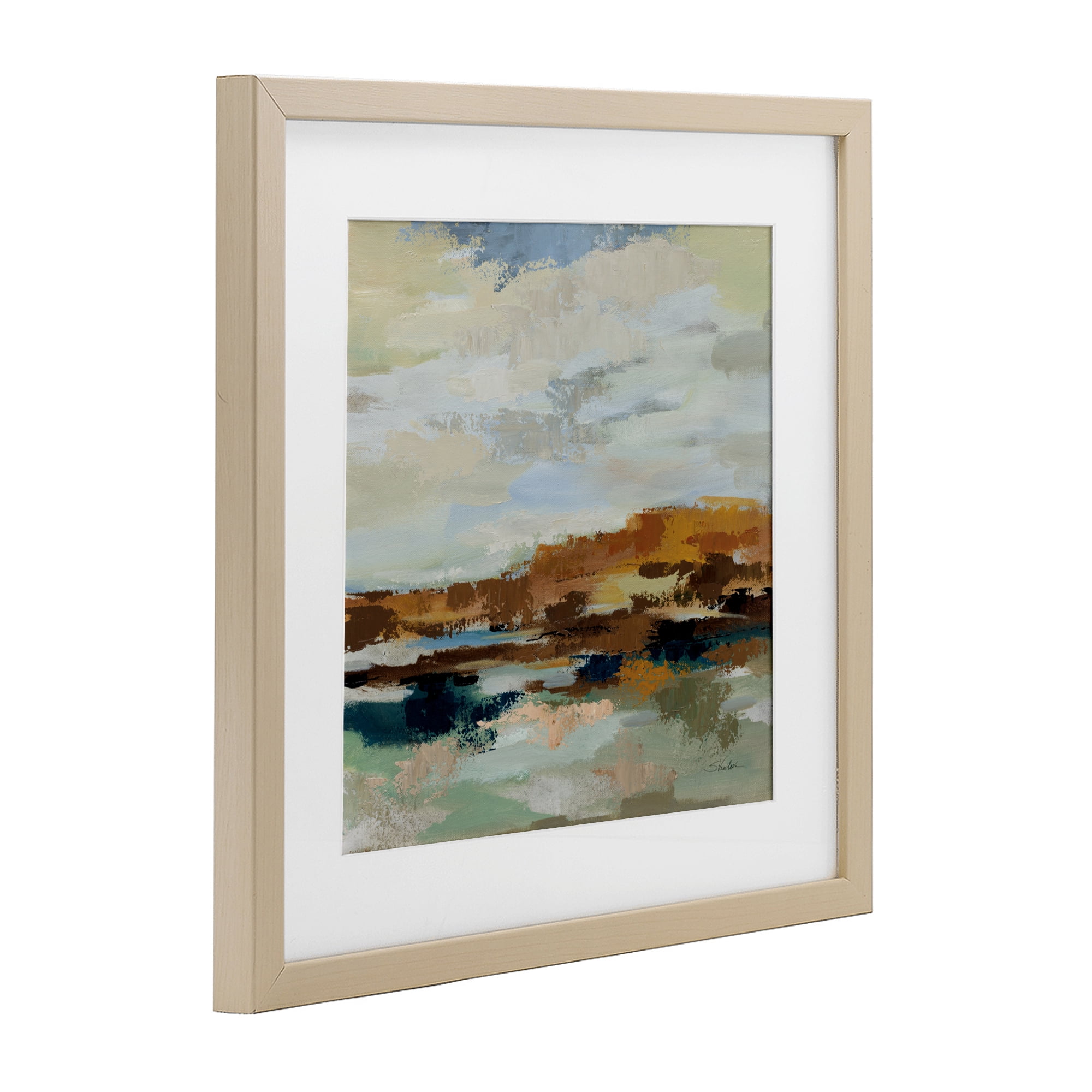 Stupell Industries American West Distortion Birch Framed Print Under Glass, design by Silvia Vassileva