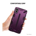 thumbnail image 4 of Ringke Dual-x Case Compatible with iPhone XS, Double Layer Heavy Duty Defense - Metallic Purple, 4 of 7