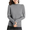 thumbnail image 4 of Ahabrexf Womens Cardigan Sweaters Women's Spring and Women's Sweater Cardigan-Neck Long Sleeve Plus Oversize Women's Cardigan Knitted Outer Womens Long Sweaters, 4 of 7