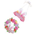 thumbnail image 3 of Easter Door Hanging Ornament Easter Door Sign Easter Door Pendant Easter Paper Craft, 3 of 6