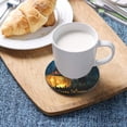 thumbnail image 5 of GZHJMY Pumpkin Round Coaster, 4 Pcs Heat Resistant Absorbent Drink Coaster for Kitchen Bar Cafe Decor, 5 of 7