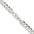 thumbnail image 3 of Primal Silver Sterling Silver 8mm Concave Beveled Curb Chain, 3 of 4