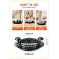 thumbnail image 4 of Chicken Shredder, 9.8inch Chicken Breast Shredder Tool with Transparent Cover, Visible Meat Shredder Machine, Strong Anti-Slip Strip, Ergonomic Handle, BPA Free,Suitable for Shredding Meat,Black, 4 of 9