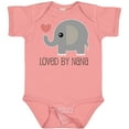 thumbnail image 3 of Inktastic Loved by Nana Grandchild Elephant Boys or Girls Baby Bodysuit, 3 of 5