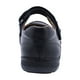thumbnail image 4 of Zapato escolar Coqueta para niña de piel negro Georgina con punta reforzada, 4 of 6
