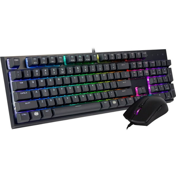 Cooler Master Masterset Wired Gaming Bundle With Rgb Backlighting Black Walmart Com Walmart Com