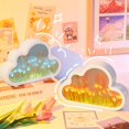 thumbnail image 3 of INS Estilo Dormitorio Tulipán Lámpara Nube Luz De Noche Con Espejo Mesita Atmósfera Foto props Regalos De Cumpleaños, 3 of 4