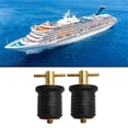 thumbnail image 4 of T-Handle Boat Drain Plug Twist -Turn Brass Steel Handle Boat 32mm, 4 of 5