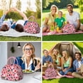 thumbnail image 6 of Lunch Bag Women,Cooler Bag for Women Adult Men,Small Leakproof Strawberry Fruit Lunch Tote Beach Picnic Cooler Tote Bag for Work Office Picnic, 6 of 7