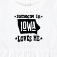 thumbnail image 4 of Inktastic Someone in Iowa Loves Me Souvenir Girls Baby Dress, 4 of 5