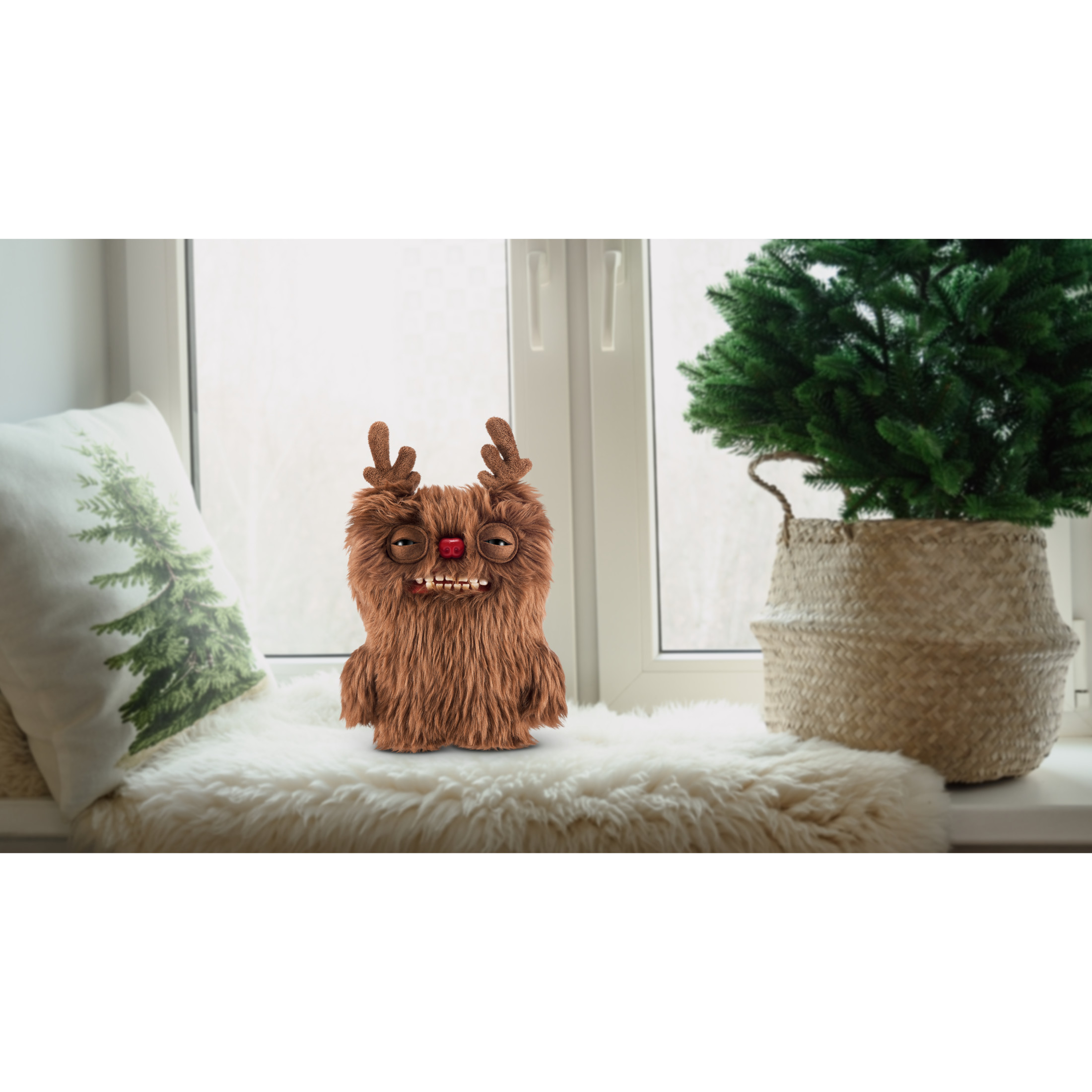 Fuggler Festive Fuggs 9 Pulgadas (Reno), Peluche Suave Monstruo Feo por ZURU 6