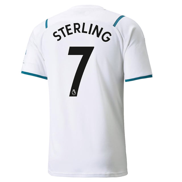 21-22 Manchester City Camiseta Visitante Número 7 Raheem Sterling Jersey-XL- BmatwkZeng Bmatwe Jersey