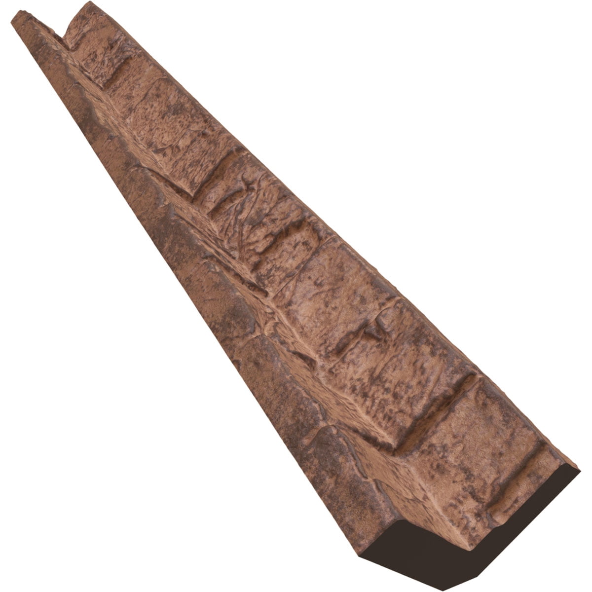 Ekena Millwork 3"W x 3"D x 48"H Universal Inside Corner for StoneWall Faux Stone Siding Panels, Sedona