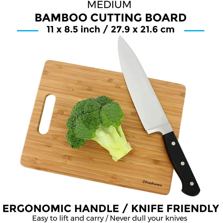 Vaiyer Organic Bamboo Cutting Board w/ Juice Groove, Heavy Duty Kitchen Chopping  Board for Meat, Chicken, Fish, Cheese and Vegetables