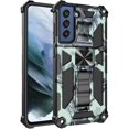 thumbnail image 2 of case for Samsung Galaxy S21 FE Man Case,Camouflage Sturdy Phone Case with Heavy Duty Shockpro of Military Grade Anti-Fall Protection and Built-in Magnetic Cover for Samsung Galaxy S21 FE MC Mint Green, 2 of 14