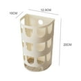 thumbnail image 2 of 1pc Multipurpose Wall\-Mounted Garbage Bags Tray Storage Box Holder Rack Kitchen Tableware Sundries Organizer Rack white, 2 of 9