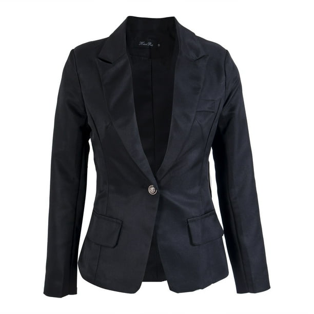 New 2020 Women Spring Summer Style Long Sleeve Slim One Button Blazer Suit Jacket  Coat 