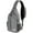 Dark Gray, variant on WATERFLY Sling Bag Crossbody Shoulder Bag Lightweight Travel Hiking Men Women-Black