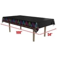 thumbnail image 5 of Beistle Sugar Skulls Day of the Dead Disposable Tablecloth - 108" - Multicolor - Pack of 12, 5 of 5