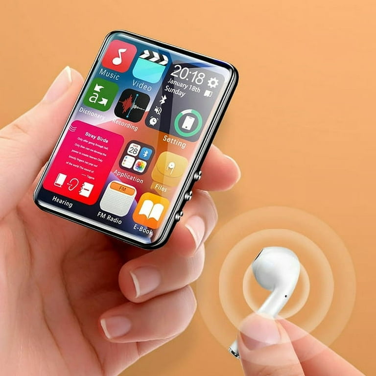 Bluetooth MP3 Player: Touch Screen, Hifi, FM Radio, 128GB Bluetooth MP3 Player: Touch Screen, Hifi, FM Radio, 128GB
