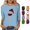Light Blue, variant on Active Tops Women Lightweight Workout Shirts Women Shirts for Women Pack Athletic Wear for Woman T Shirt Women Soft Exercise Tops Shirts for Women Summer Tee Shirts Women Loose T Black S