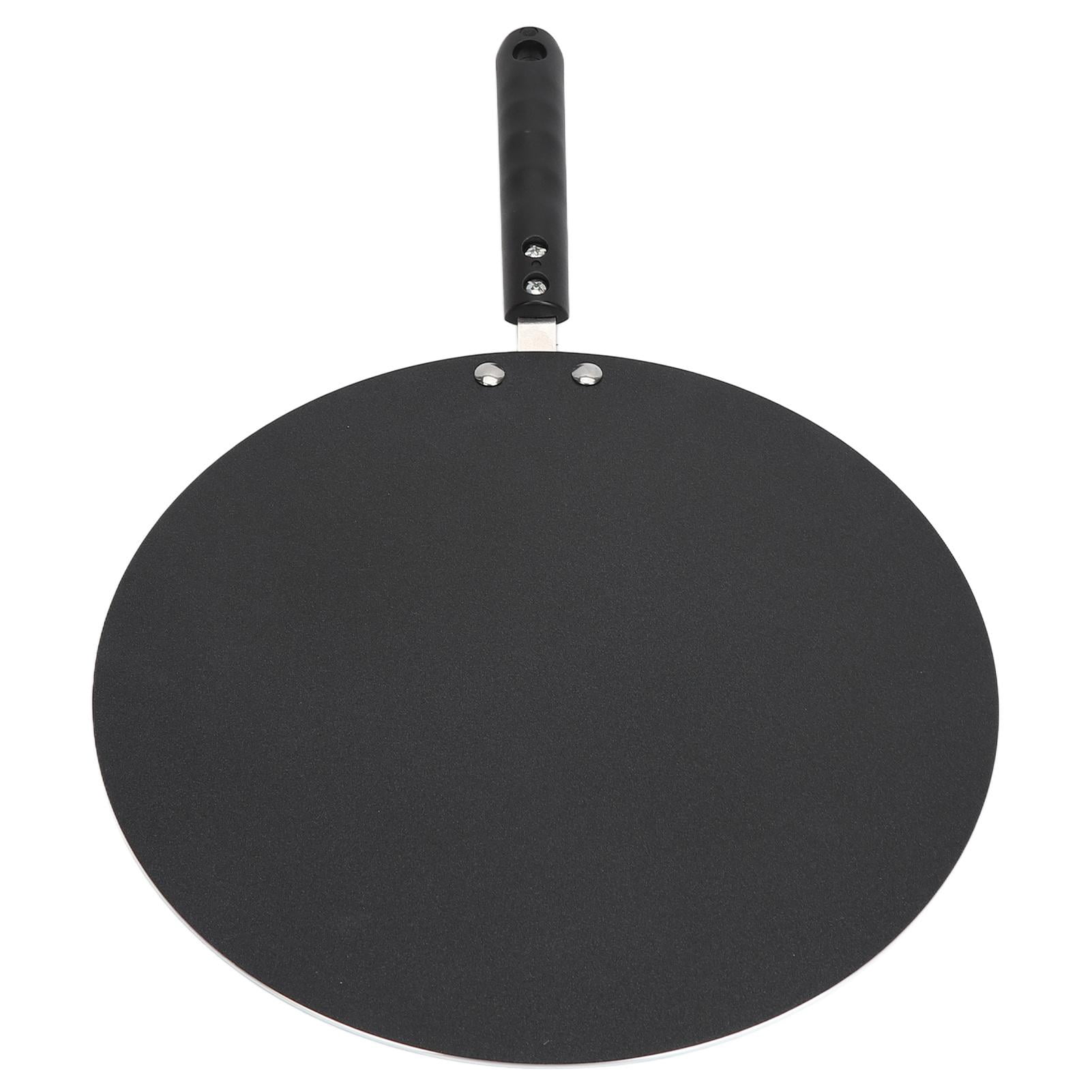 YAHHU Nonstick Aluminum Crepe & Pancake Griddle – 12.6” Round Gas‑Stove Pan, High‑Edge, Low‑Oil, Easy‑Clean, Multi‑Use for Eggs, Pancakes, Pizza