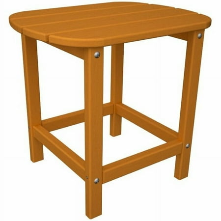 POLYWOOD South Beach 18" Side Table in Sunset Red