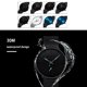 thumbnail image 5 of Sonducket Reloj resistente al agua para hombre, reloj para hombre, reloj de ajustable Hardlex Hardlex para estudiantes Relojes Aguja de plata y cara negra de concha negra, 5 of 6