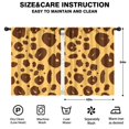 thumbnail image 2 of Blackout Kids Curtains,Yellow and Brown Of Leopard Print Childrens Insulated Curtains Set Of 2,Bedroom Essentials,Toddler Room Decor 42"x54", 2 of 5