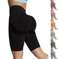 thumbnail image 2 of Tumotour Yoga Shorts For Women Butt Lifting High Waisted Athletic Running Seamless Workout Gym Running Shorts Biker Yoga Shorts, 2 of 9