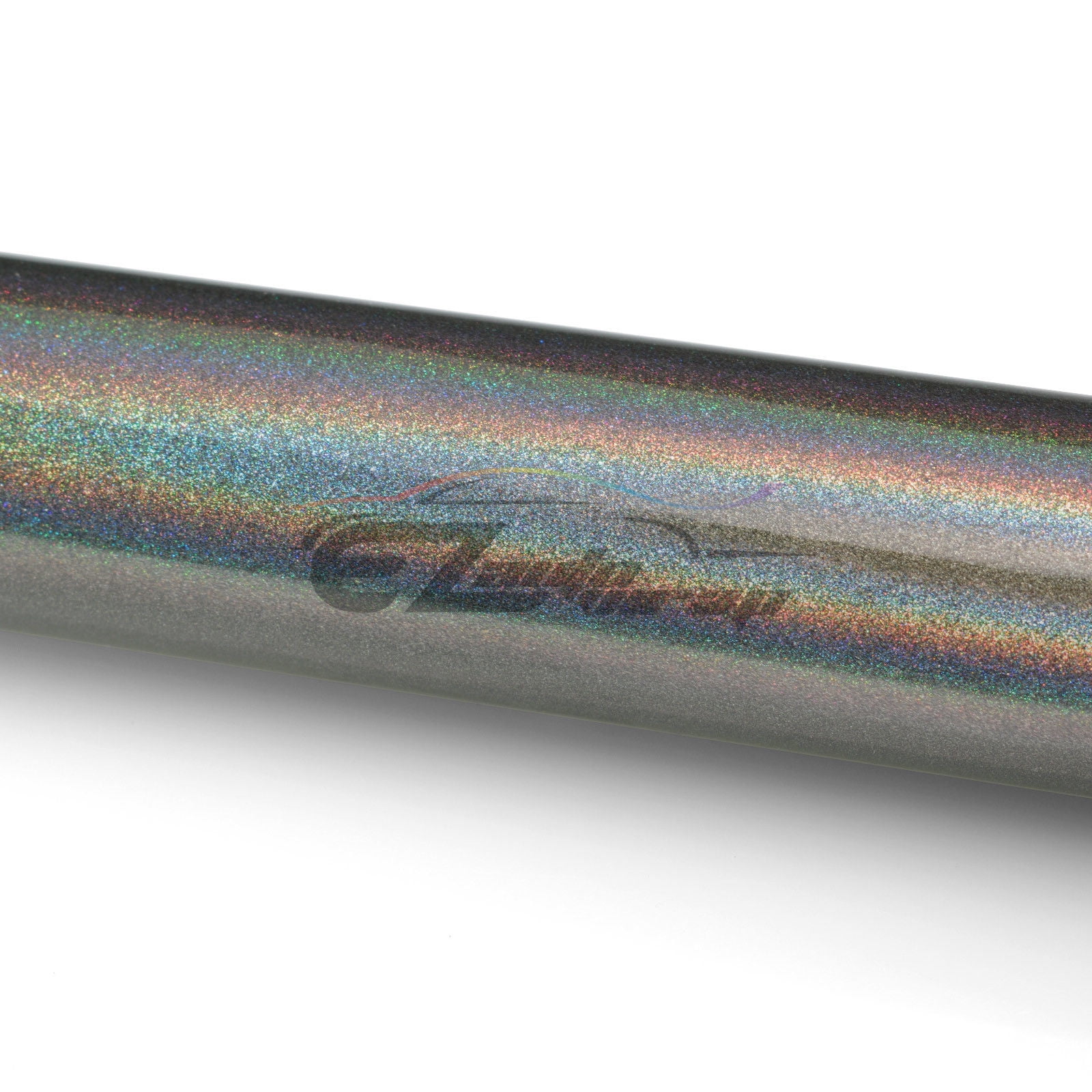 36"x60" Psychedelic Gray Gloss Metallic Rainbow Holographic Vinyl Wrap Sticker