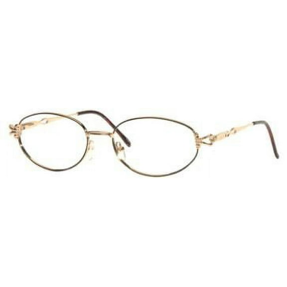 Triumph Optical Rosa Womens Eyeglasses Gold & Demi Amber