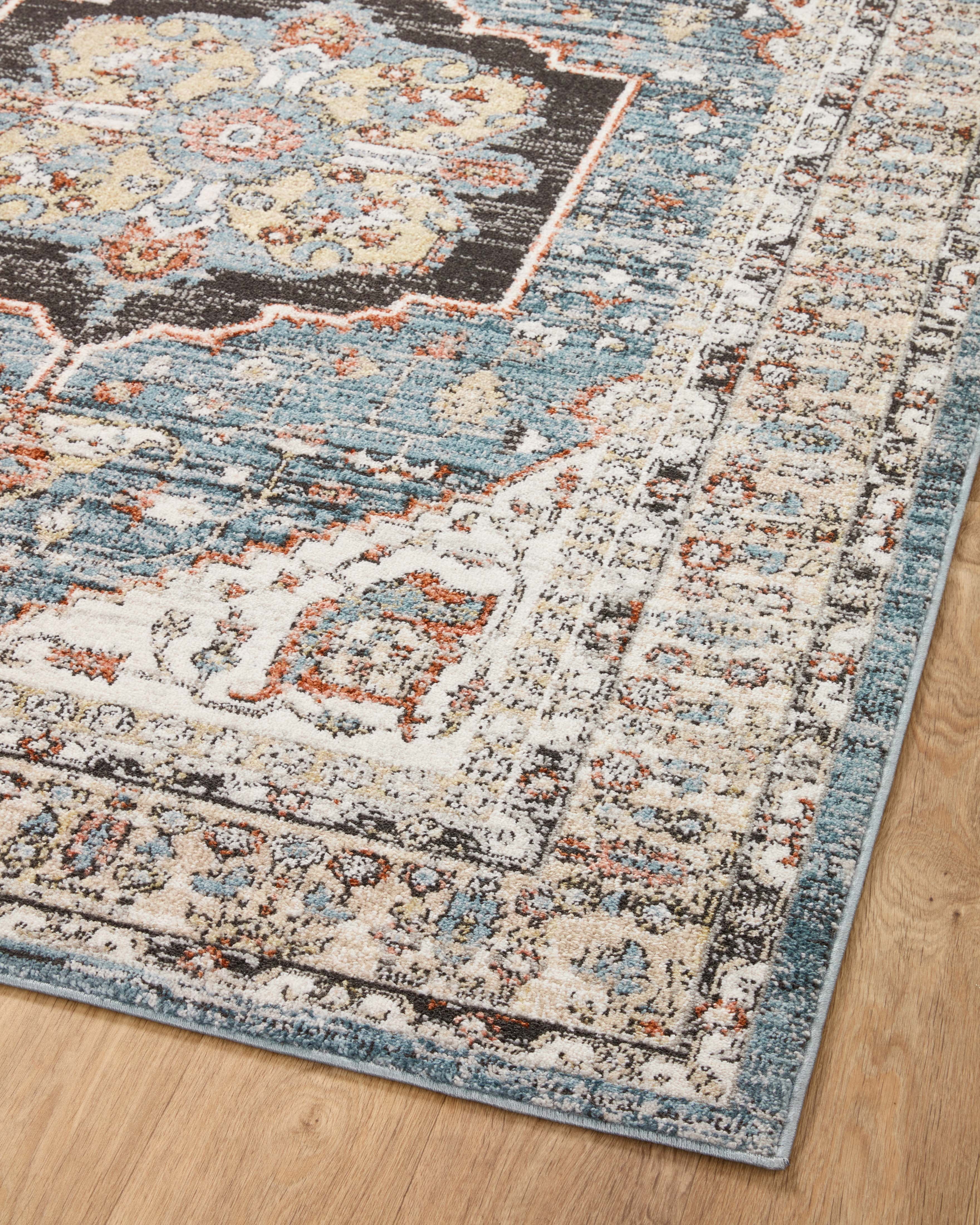 Loloi Odette Sky / Multi 5'-3" x 7'-9" Area Rug