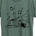 thumbnail image 3 of Peanuts - Snoopy & Charlie Dancing - Women's Short Sleeve Graphic T-Shirt, 3 of 6