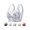 White, variant on Ribili Full-Coverage Bra, Ribili Full Coverage Bra for Women Wireless, Comfortable Seamless Push Up Wireless Bra