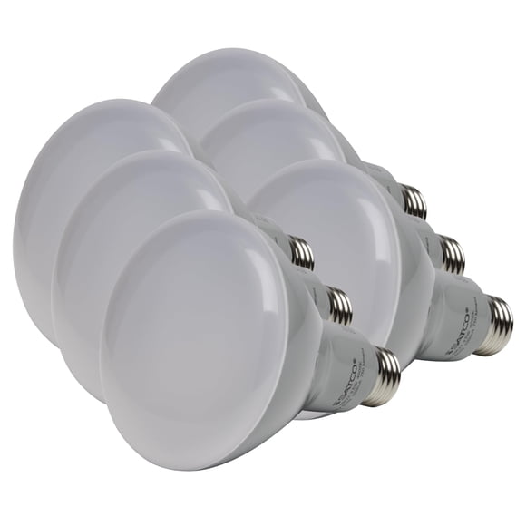 Bombilla Satco S9621, 9,5 W, BR30, 3000 K, 750 lm, 120 V, paquete de 6