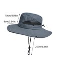 thumbnail image 3 of Kmdttou 2 Ways To Wear Sunscreen Visor Hat Men And Women Hiking And Fishing Quick Dry Fisherman's Hat Breathable Visor Hat ,UPF50+ Wide-Brim Sun Hat, 3 of 7