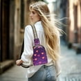 thumbnail image 5 of FORMRS Womens Crossbody Sling Bag Travel Daypack Shoulder Chest Backpack, Love in The Clouds, 5 of 7