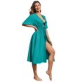 thumbnail image 6 of Ekouaer Cover Up for Women Swimwear Sexy Open Front Kimono Bathing Suit Cover Up Slim Fit Swimsuit, 6 of 6