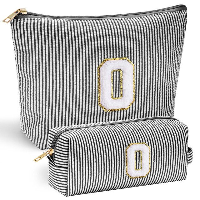 Set de bolsas de maquillaje YOOLIFE, regalos para el Día de la Madre para mamá, color negro