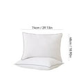 thumbnail image 3 of Clearance Memory Foam Pillows, Firm Pillow, Hotel-Grade Pillow Core Soft and Supportive Down Bed Pillow Suitable for Back Side and Stomach Sleepers Made of Skin-Friendly Cotton Fabric A, 3 of 5