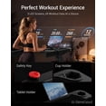 thumbnail image 4 of Fodoss 15% Auto Incline Treadmills for Home,3.0HP Motor, 350LB Capacity Walking Pad with Handrails & 3 Led Screens, 4 of 8