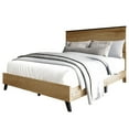 thumbnail image 4 of Home Design Emersyn King Panel Bed Frame with Sturdy Wood Panels and Timeless Design, Natural Oak, Easy Assembly, 4 of 8